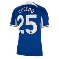 Chelsea Moises Caicedo #25 Hemmatröja 2023-24 Korta ärmar